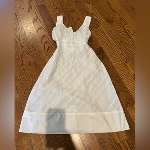 Patagonia White Netty Dress Womens Sz 4 excellent condition